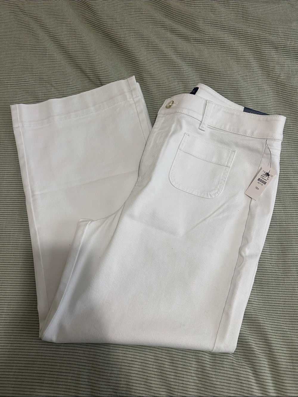 Talbots White Flare Jeans